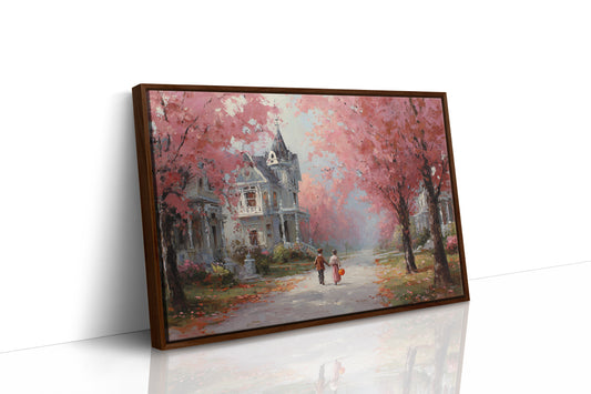 Beneath Cherry Blossoms' Embrace