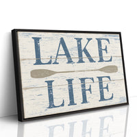 Lake Life, Weathered Sign