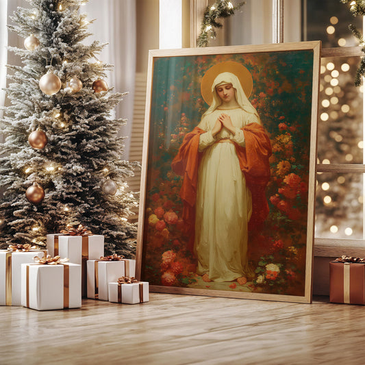 Sacred Roses Bloom In Winter