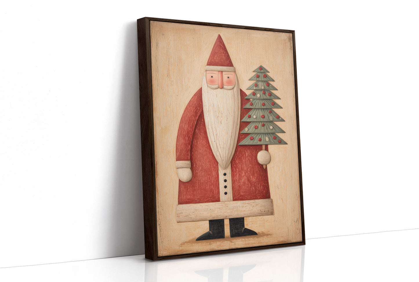 Whimsical Santa of Yuletide Traditions