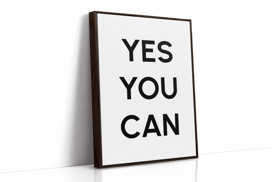 Yes You Can Bold Typography