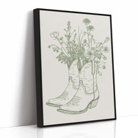 Wildflowers Dance In Leather Boots