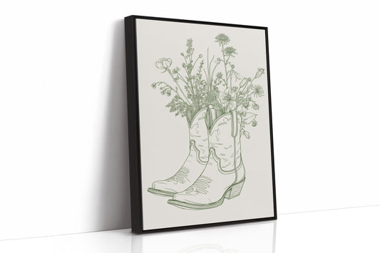 Wildflowers Dance In Leather Boots