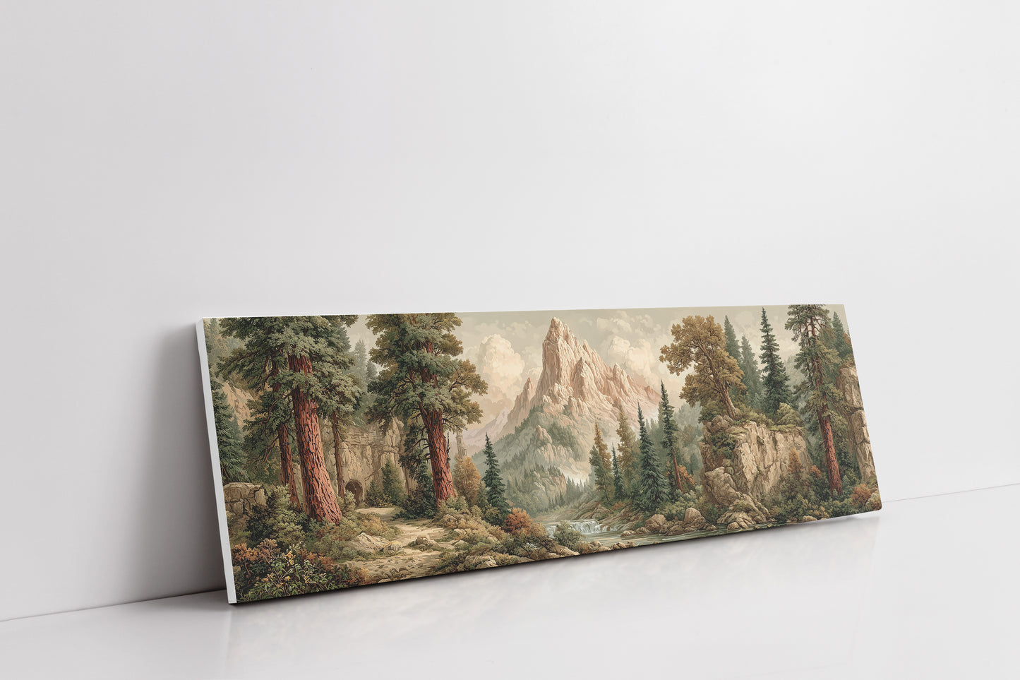 Majestic Mountain Forest Wilderness Landscape