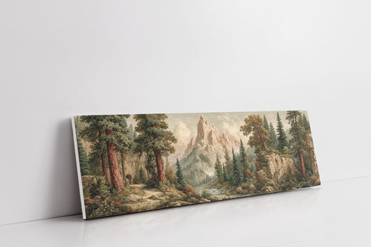 Majestic Mountain Forest Wilderness Landscape