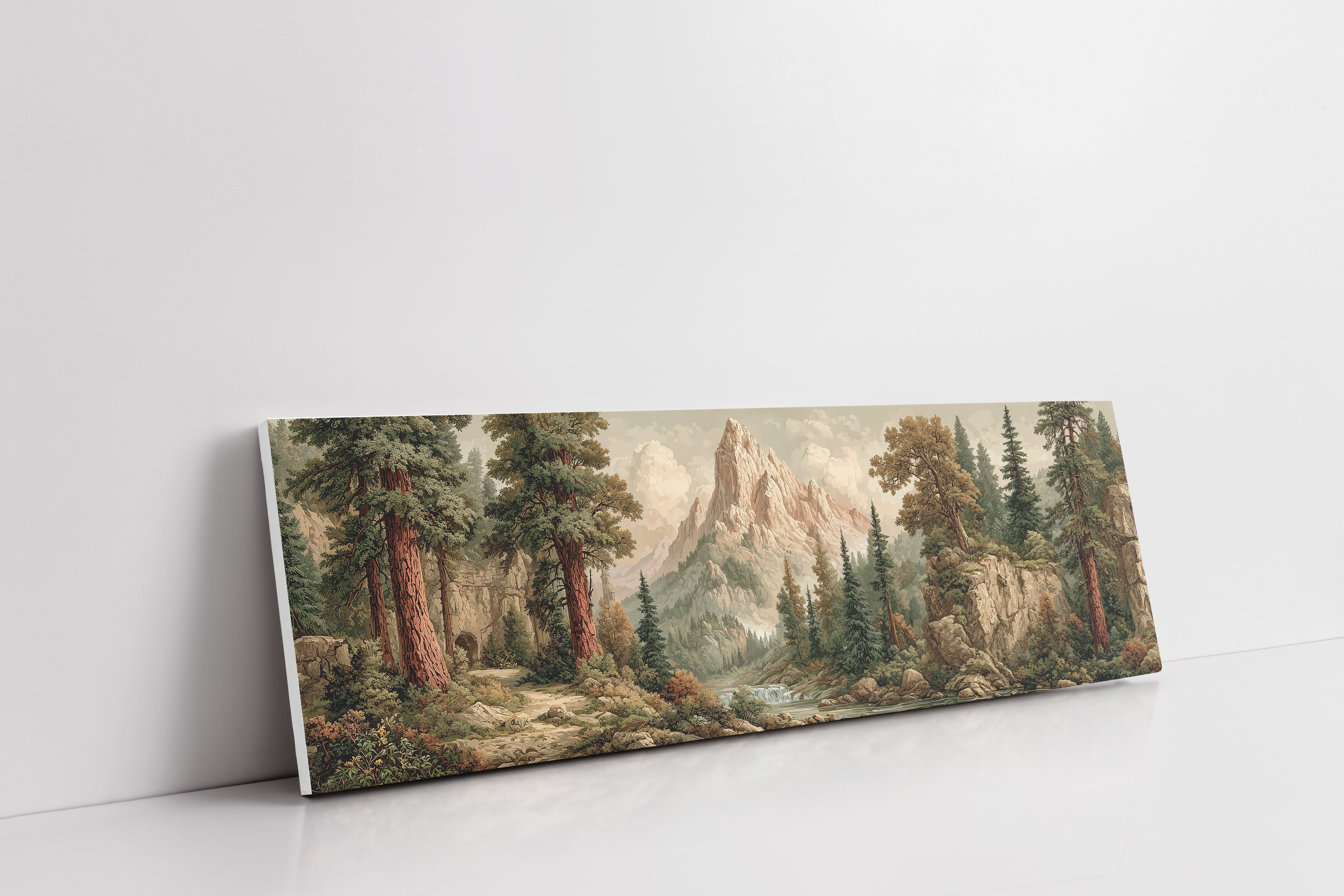 Majestic Mountain Forest Wilderness Landscape