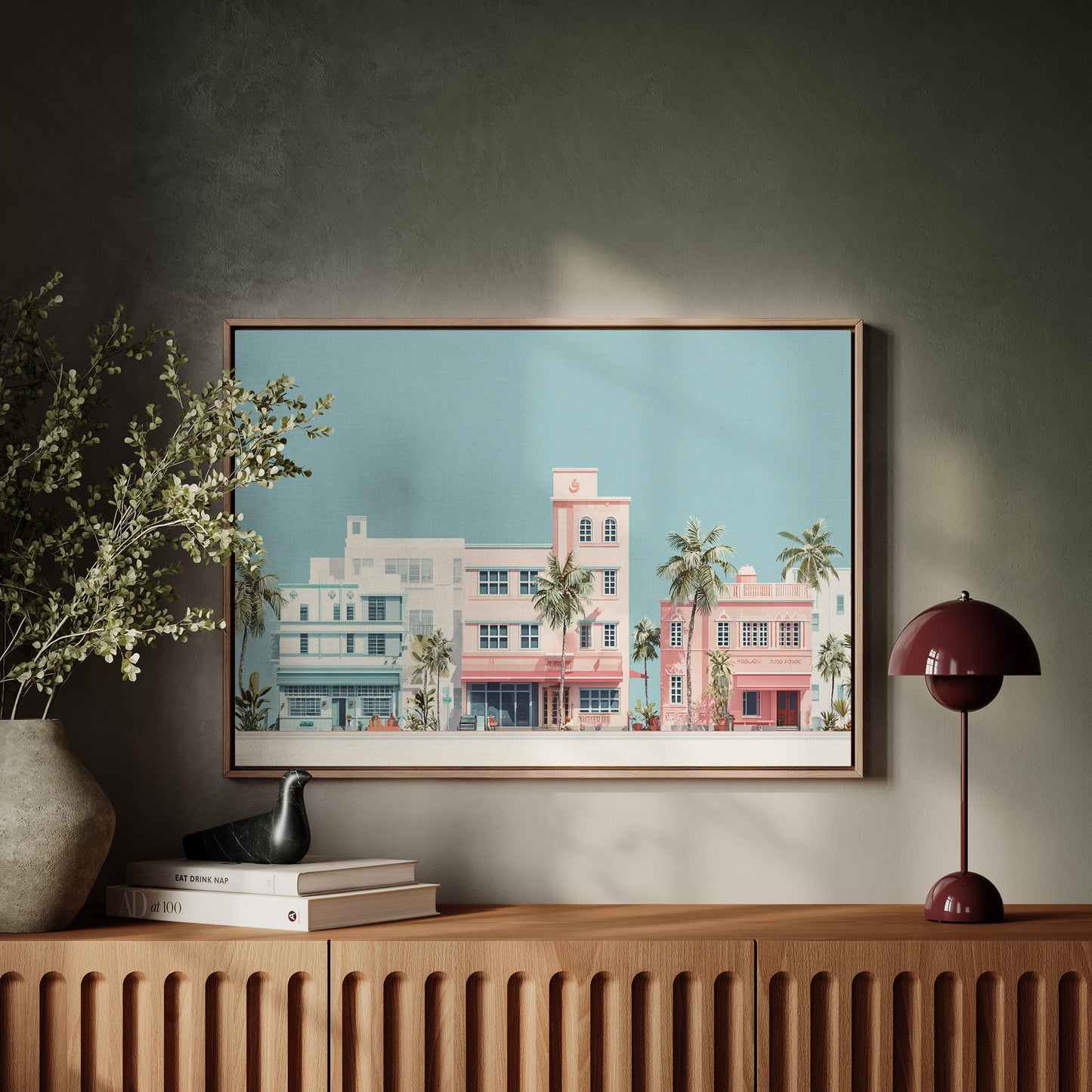 Pastel Dreams Along Ocean Drive