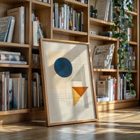 Geometry Speaks In Ocean Blue