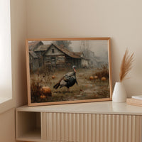 Wild Turkey's Autumn Farmhouse Patrol