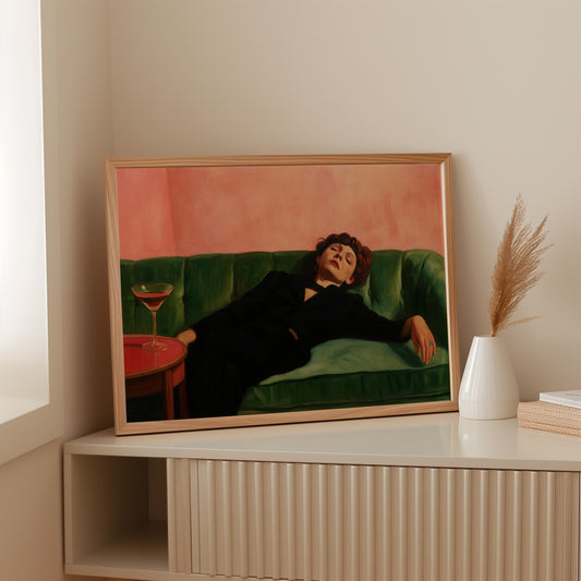 After the Last Sip on a Velvet Couch