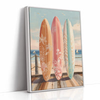 Coastal Boards Await Summer Waves