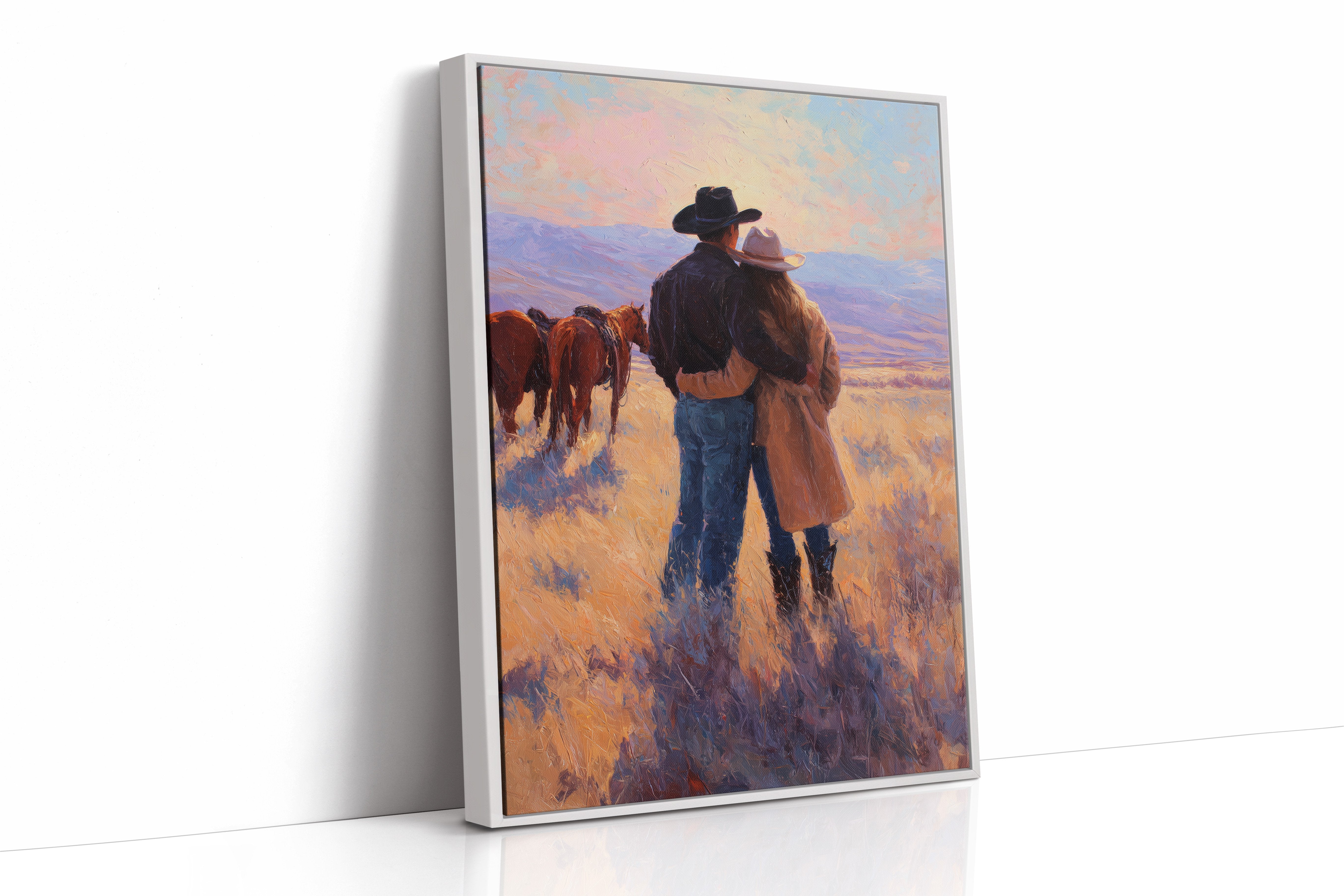 Prairie Love Under Copper Skies