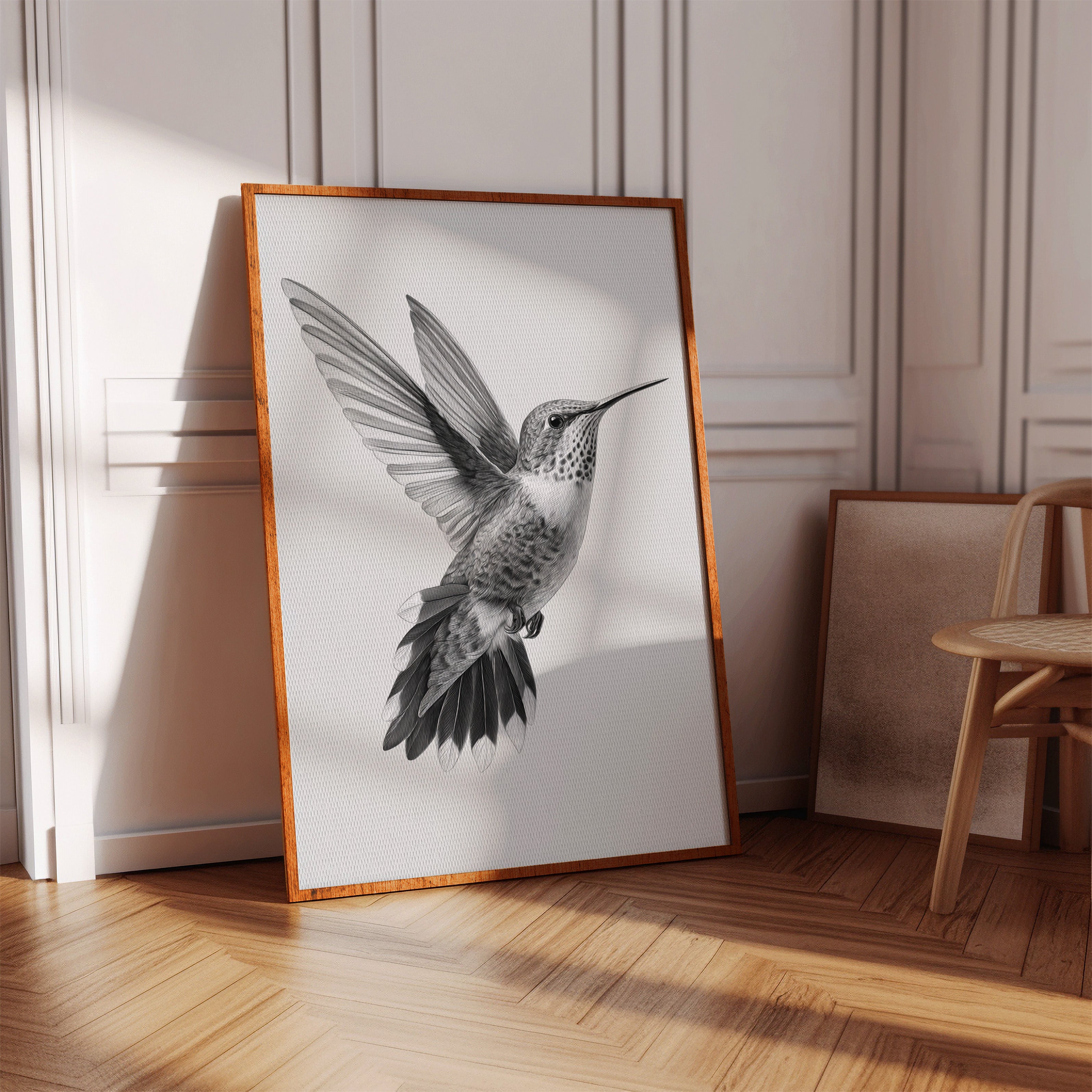 Graceful Hummingbird in Flight