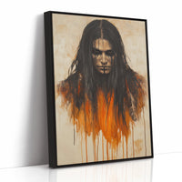 Ember Stare Warrior Portrait