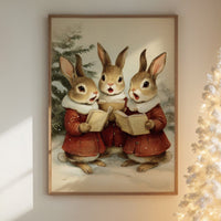 Winter Rabbits Sing Their Carols