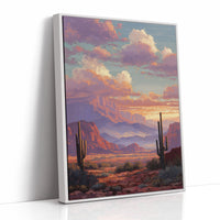 Copper Skies Over Silent Mesa