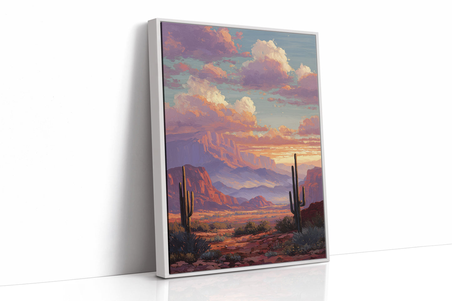 Copper Skies Over Silent Mesa