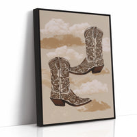 Boots Tell Tales Of Prairie Wind