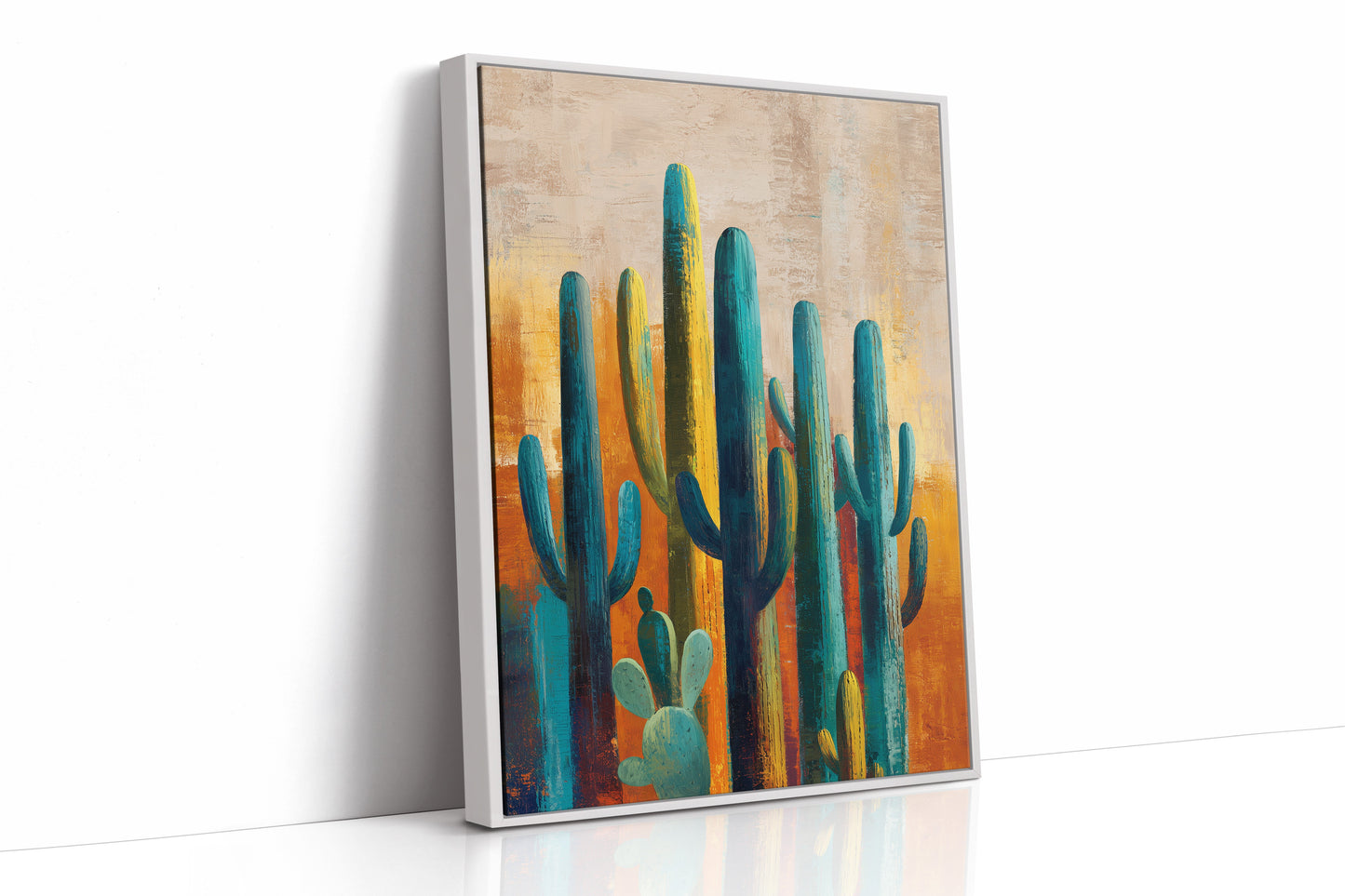 Turquoise Sentinels At Dusk