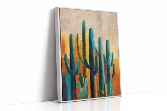 Turquoise Sentinels At Dusk