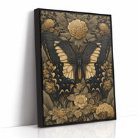 Black Wings Edged in Gold