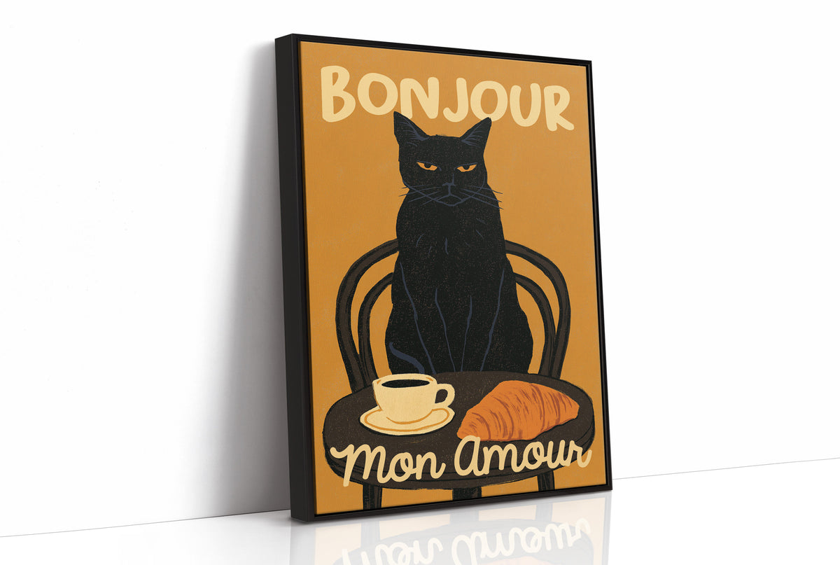 Bonjour from a Deeply Unimpressed Cat