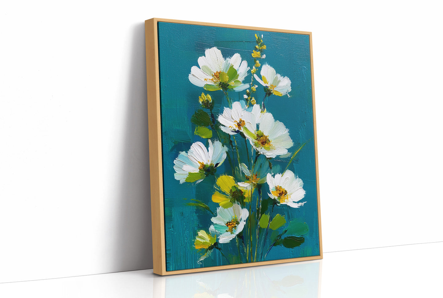 Wild and White Against the Teal