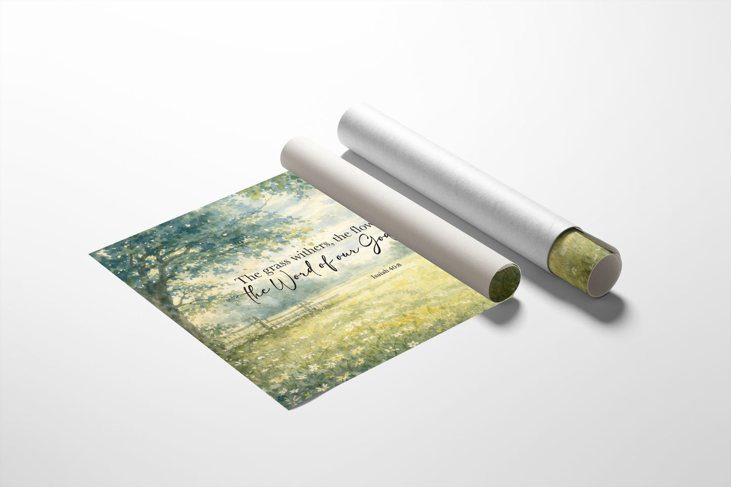 Eternal Promise Through Meadow's Whisper Isaiah 40:8