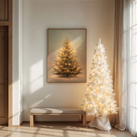 Evergreen Tales In Golden Mist