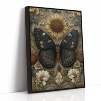 Dark Wings on a Golden Garden