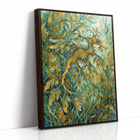 Kelp Disguise: Watercolor Leafy Sea Dragon