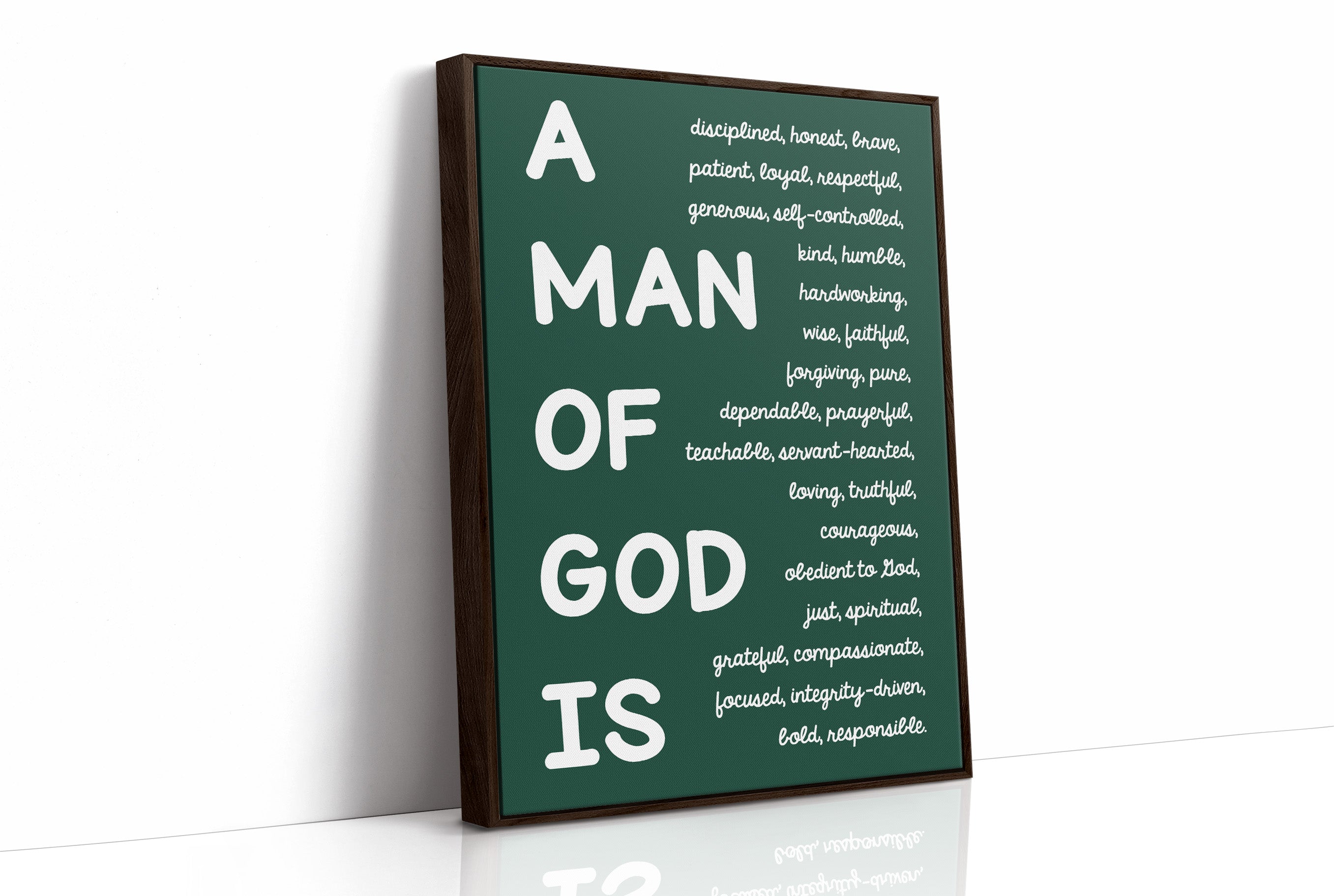 A Man of God Is (Forest Green)