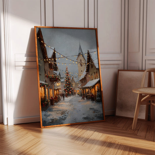 Twinkling Lights and Frosted Streets