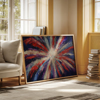 Starburst Symphony In Patriot Colors