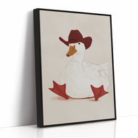 Ranch Duck Wears Boots With Pride