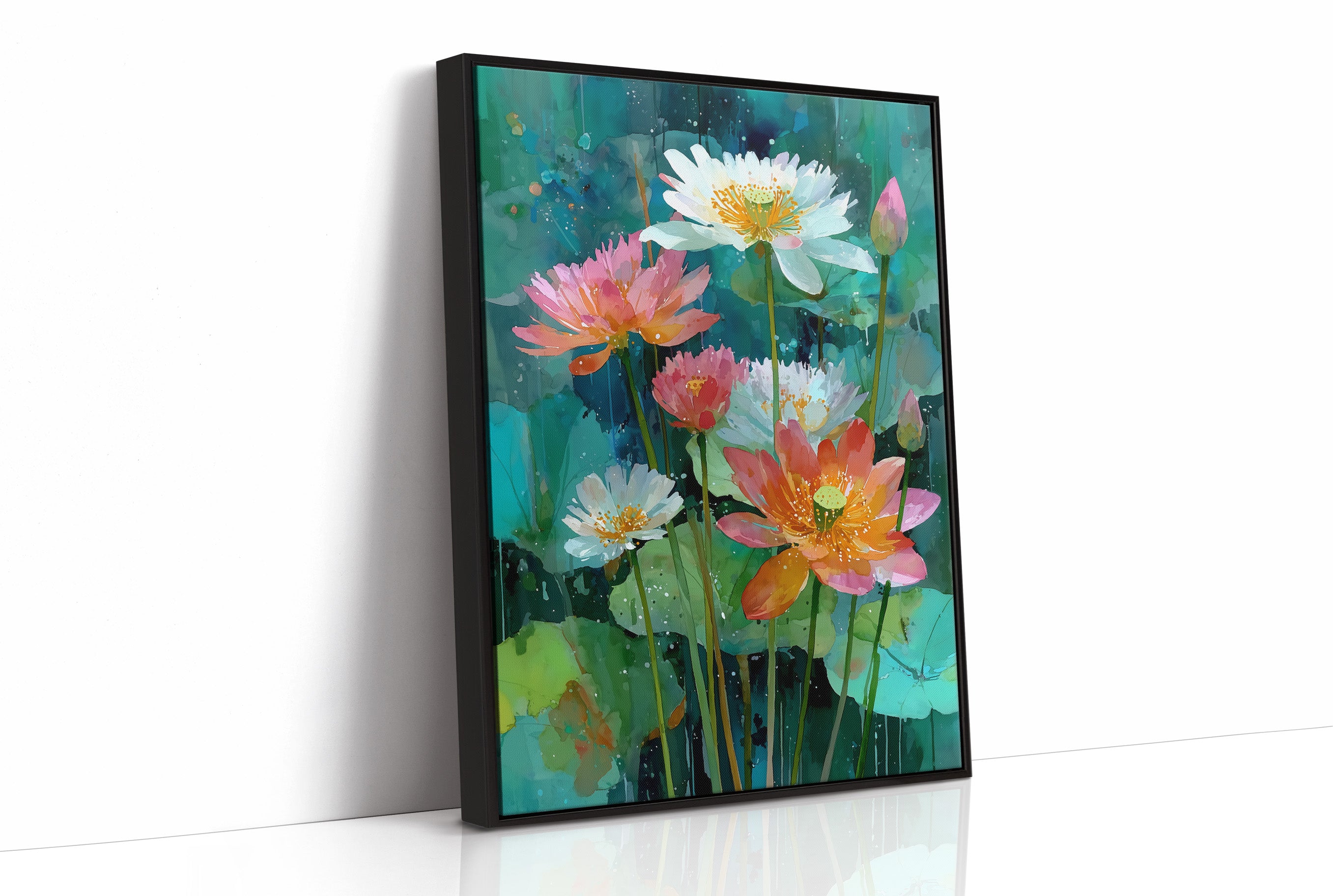 Lotus Flowers After the Rain