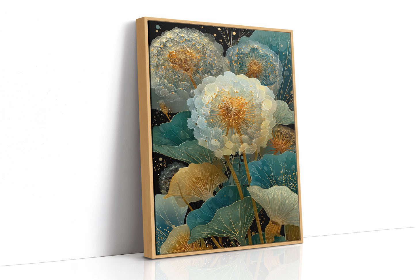 Wishes Written in Gold and Teal