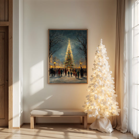 Winter Lights Draw The Village Together
