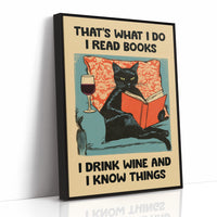 Well-Read, Well-Poured, Well-Informed Cat