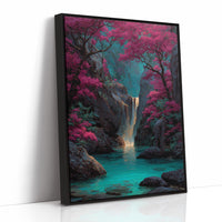 Where the Magenta Forest Meets Water