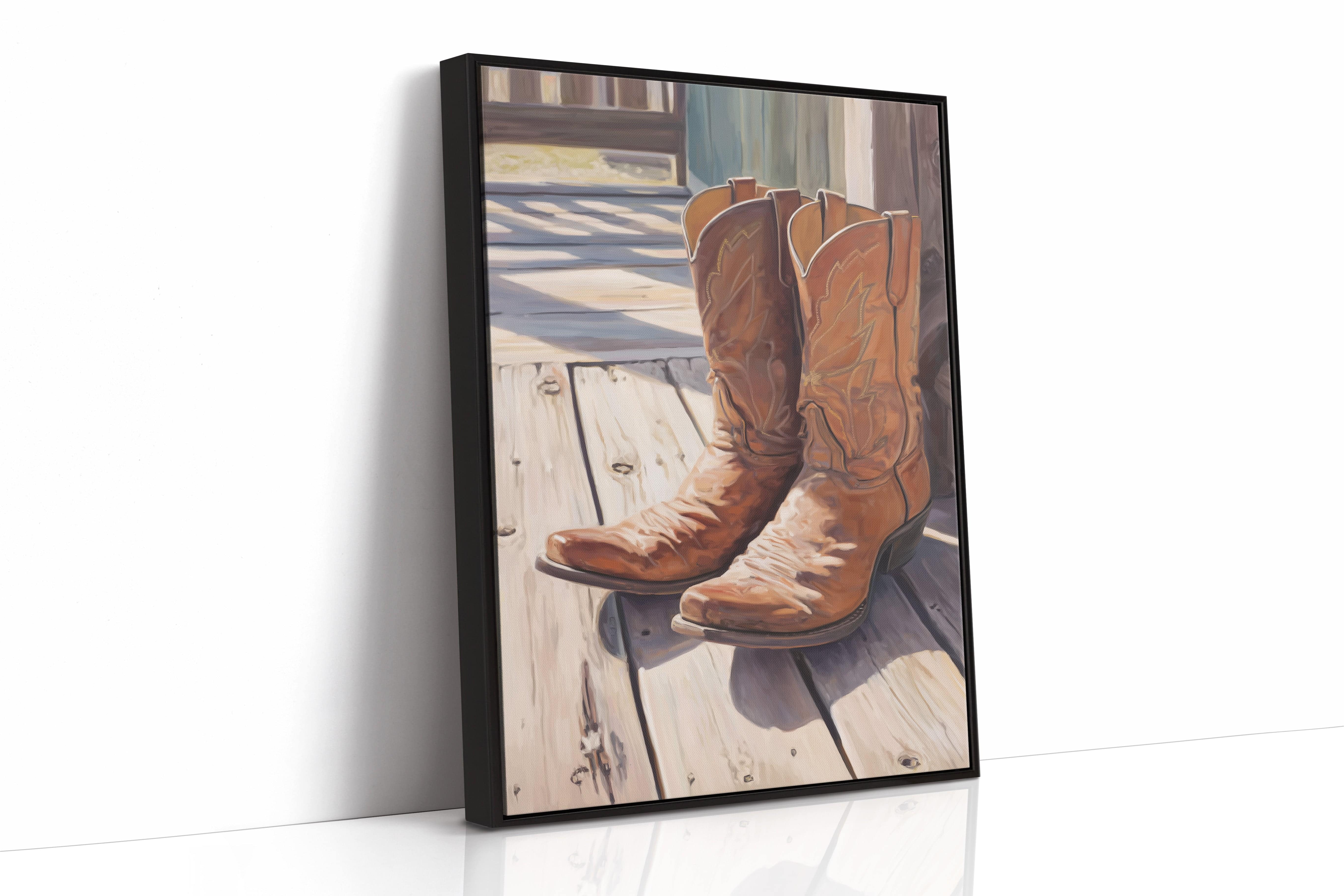 Leather Stories Rest On Sunlit Porch