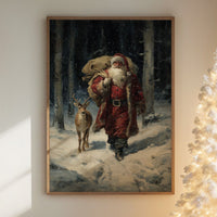 Forest Friends Share Winter's Magic