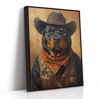 Rottweiler Ranger in the Wild West