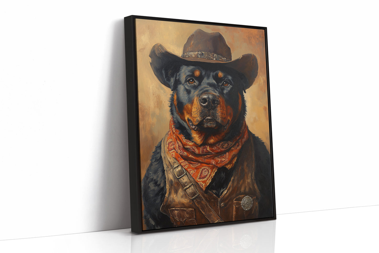 Rottweiler Ranger in the Wild West