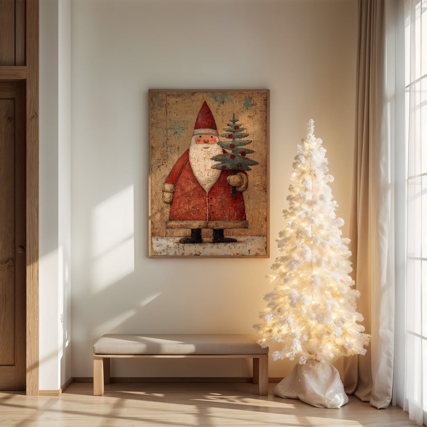 Old World Santa Brings Simple Joy