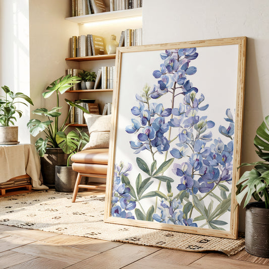 Beneath A Sky of Indigo Blooms