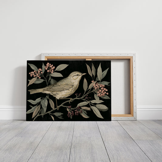 Cream Warbler in the Branches