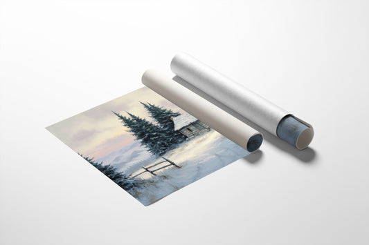 Snow Settles On Mountain Memories