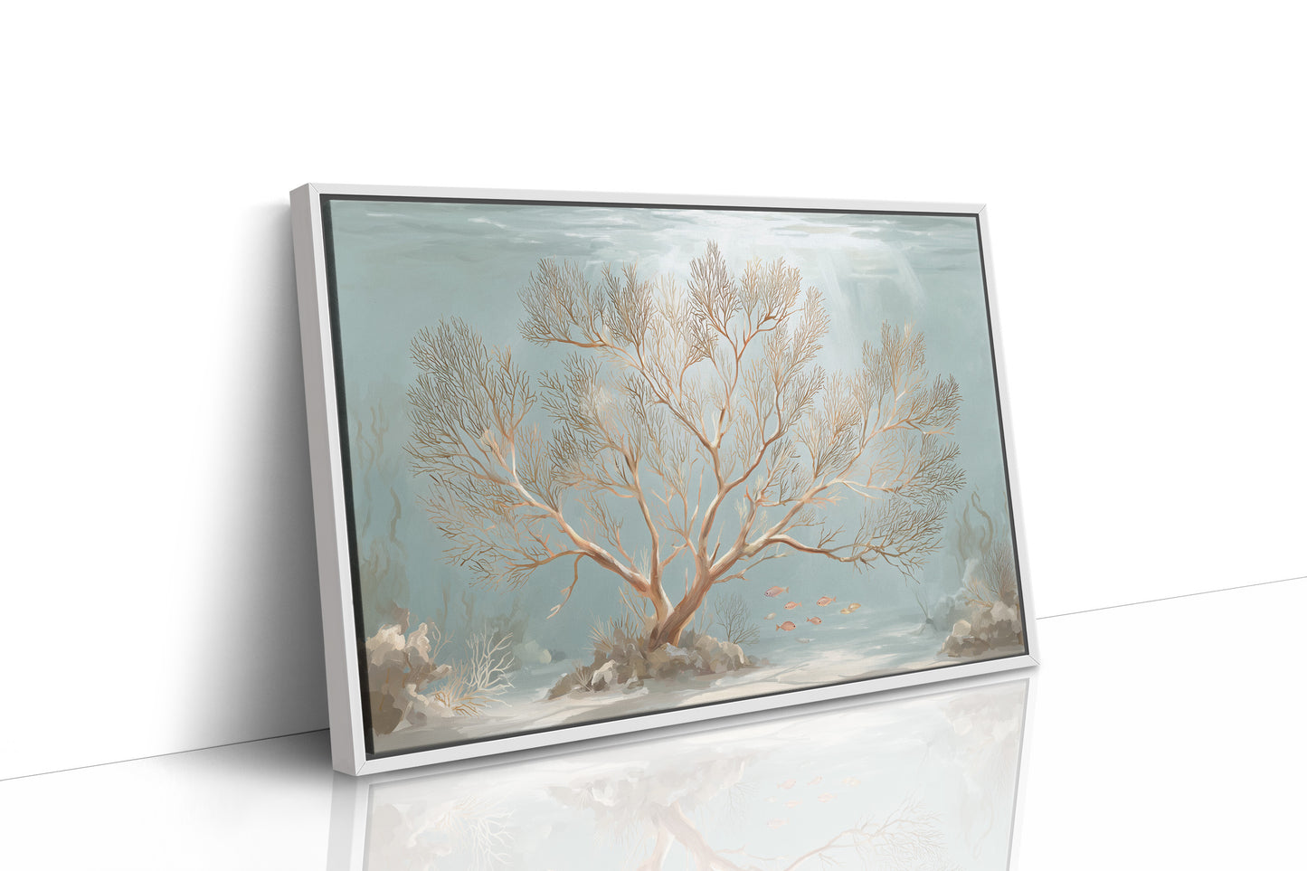 Coral Tree Beneath Azure Waters