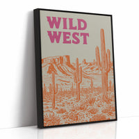 Saguaros Dance Under Magenta Skies